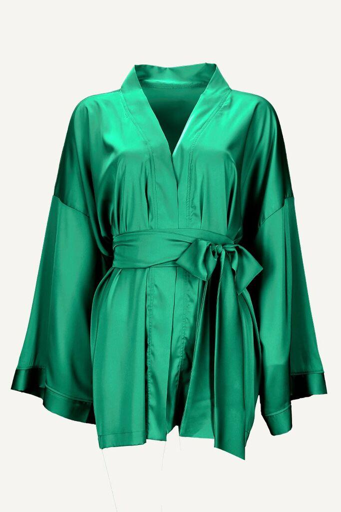 Ženski kimono Athena, Kratki, Zeleni