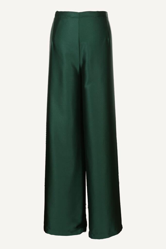 Ženske pantalone Amy, Smaragdne