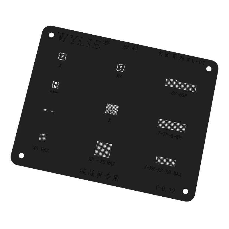 Wylie BGA Sito black WL-01 za popravku iPhone Face ID