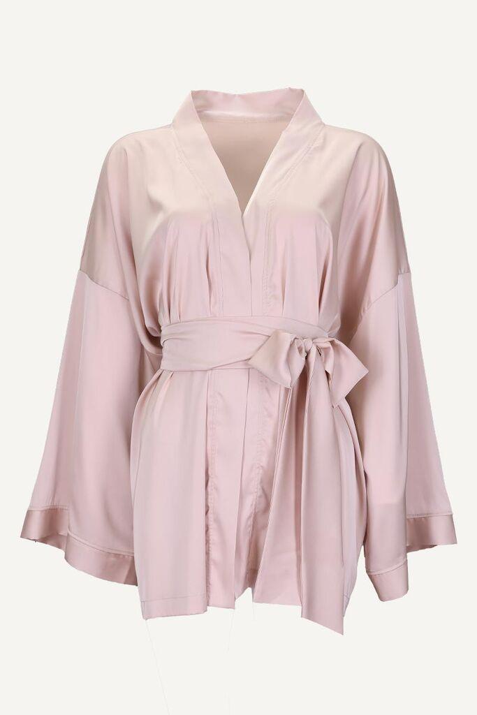 Ženski kimono Athena, Kratki, Svetloroze