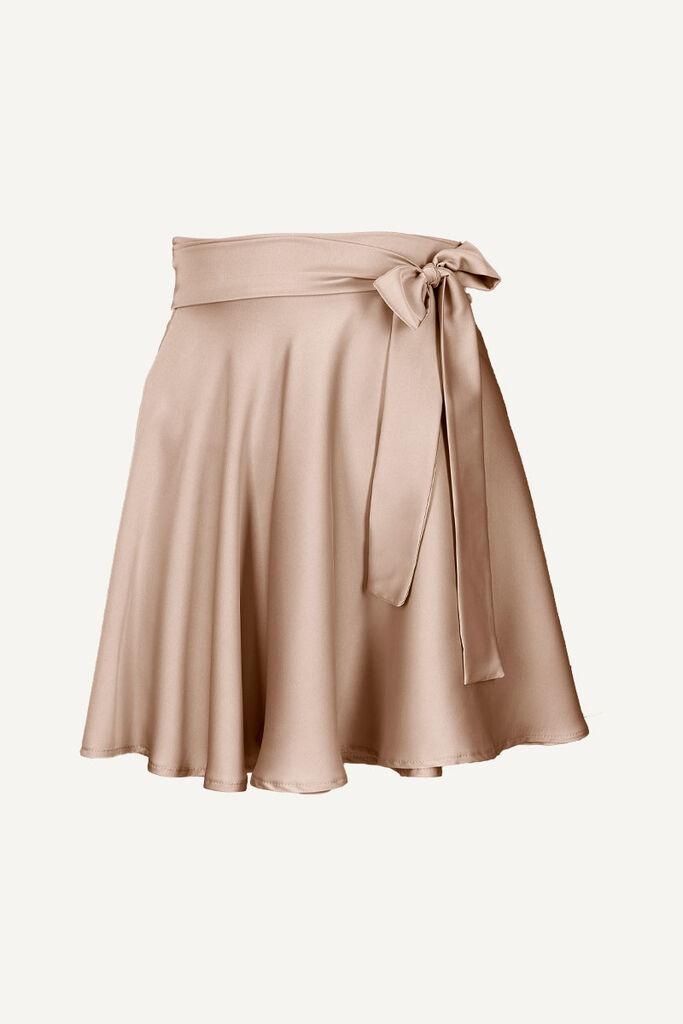 Ženska mini suknja Allison, Krem