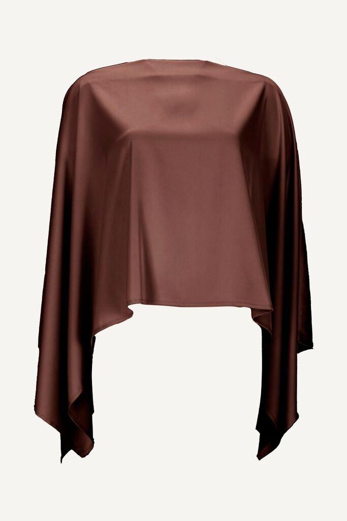 Ženska leptir bluza Arielle, Braon