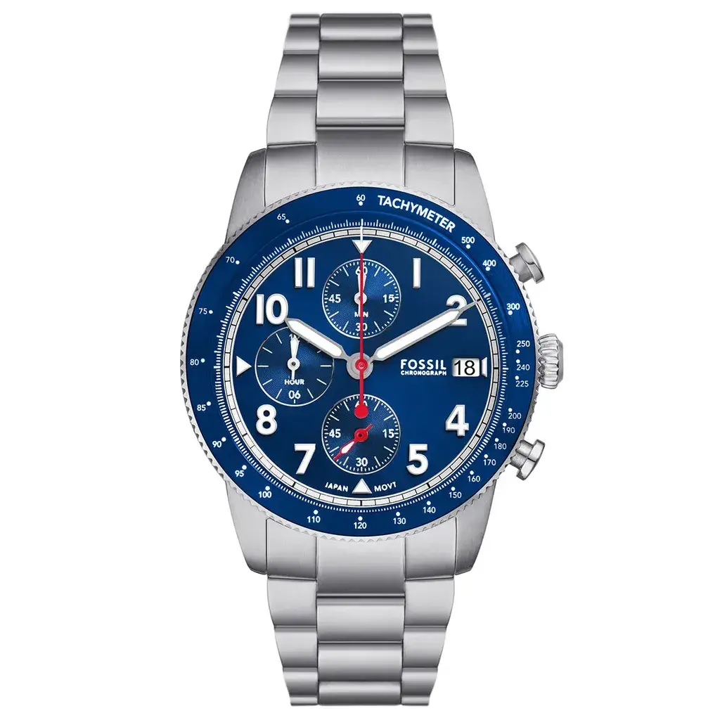 Fossil Muški sat Sport Tourer FFS6047, Srebrni