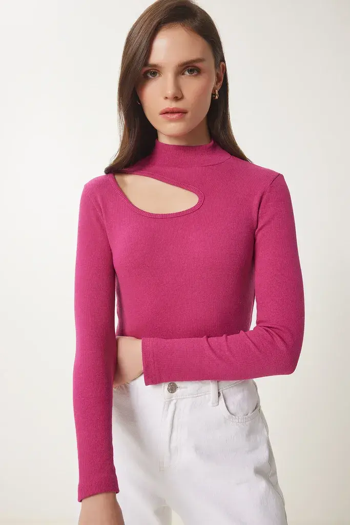 Happiness Istanbul Ženska bluza Gt00235, Roze