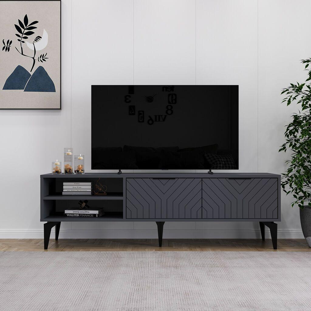 Hanah Home TV Komoda Regina, 160x50x29,6 cm, Antracit
