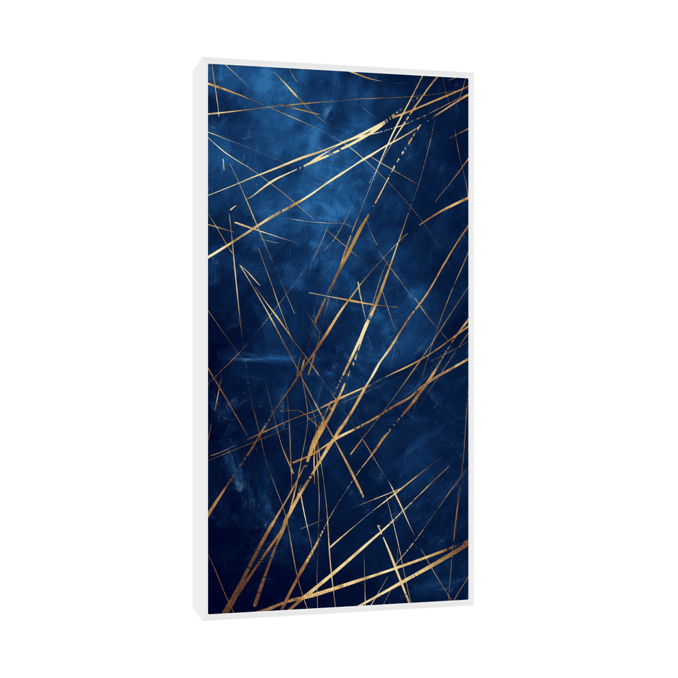 Canvas Slika na platnu Nadrealna simfonija 3, Sa ramom, 30 x 60 cm, Beli