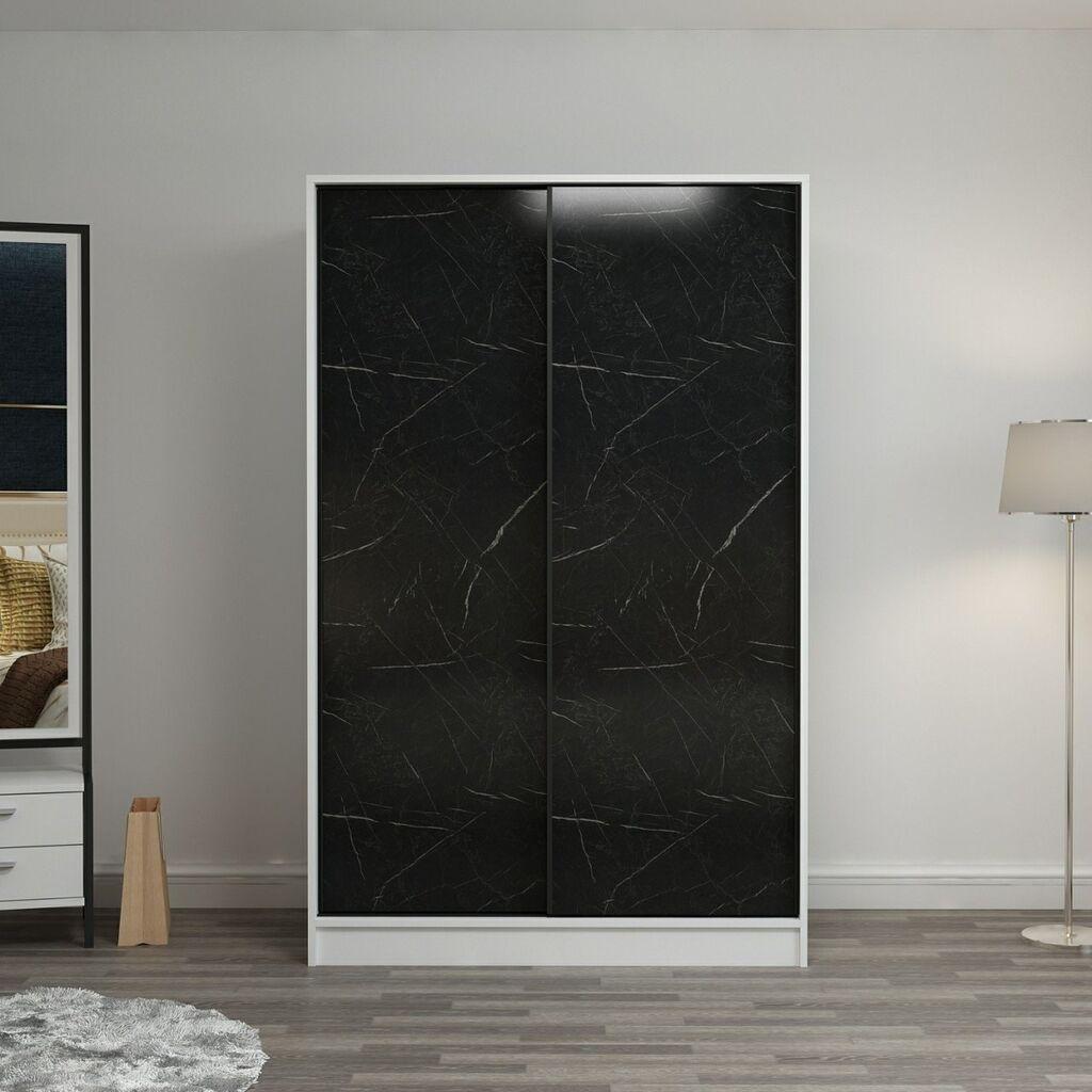 Hanah Home Garderober Kale-2312, 120x190x60 cm, Crni