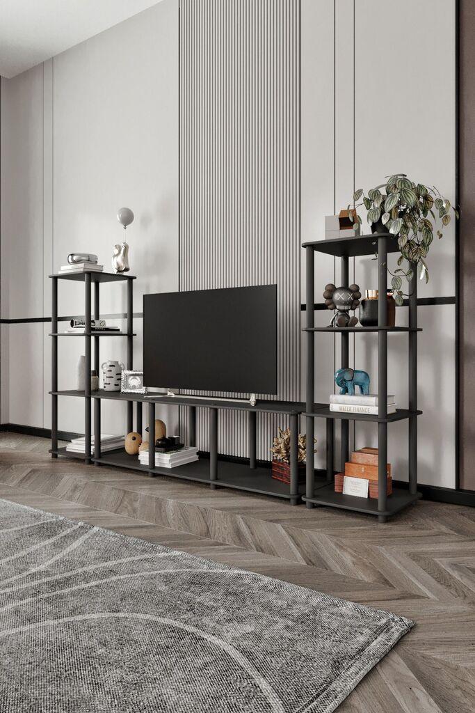 Hanah Home TV Komoda Grand, 188x106x34 cm, Crna