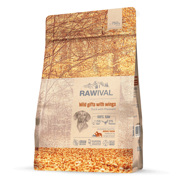 Craftia Rawival Suva hrana za odrasle pse srednjih i velikih rasa, sa pačetinom i fazanom, 0.75kg