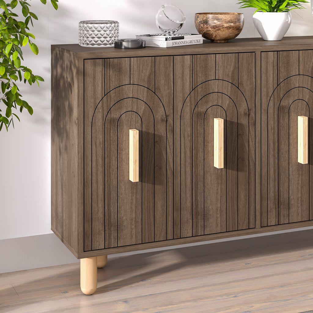 Hanah Home Konzola Tiger, 120x73,6x29,6  cm, Orah