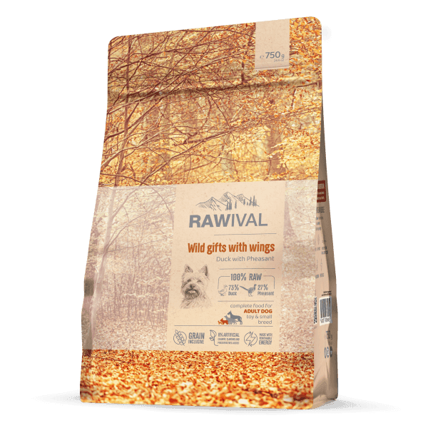 Craftia Rawival Suva hrana za odrasle pse patuljastih i malih rasa, sa pačetinom i fazanom, 0.75kg