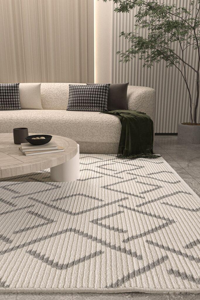 Conceptum Hypnose Tepih Vetrina 3609, 80x500 cm, Krem-sivi