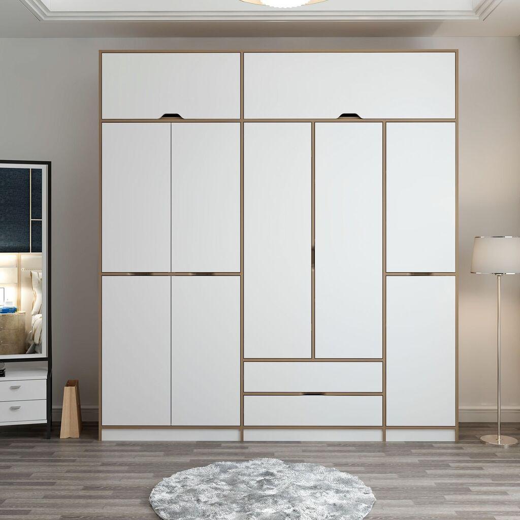 Hanah Home Garderober Elina-8913, 232x253x52 cm, Beli