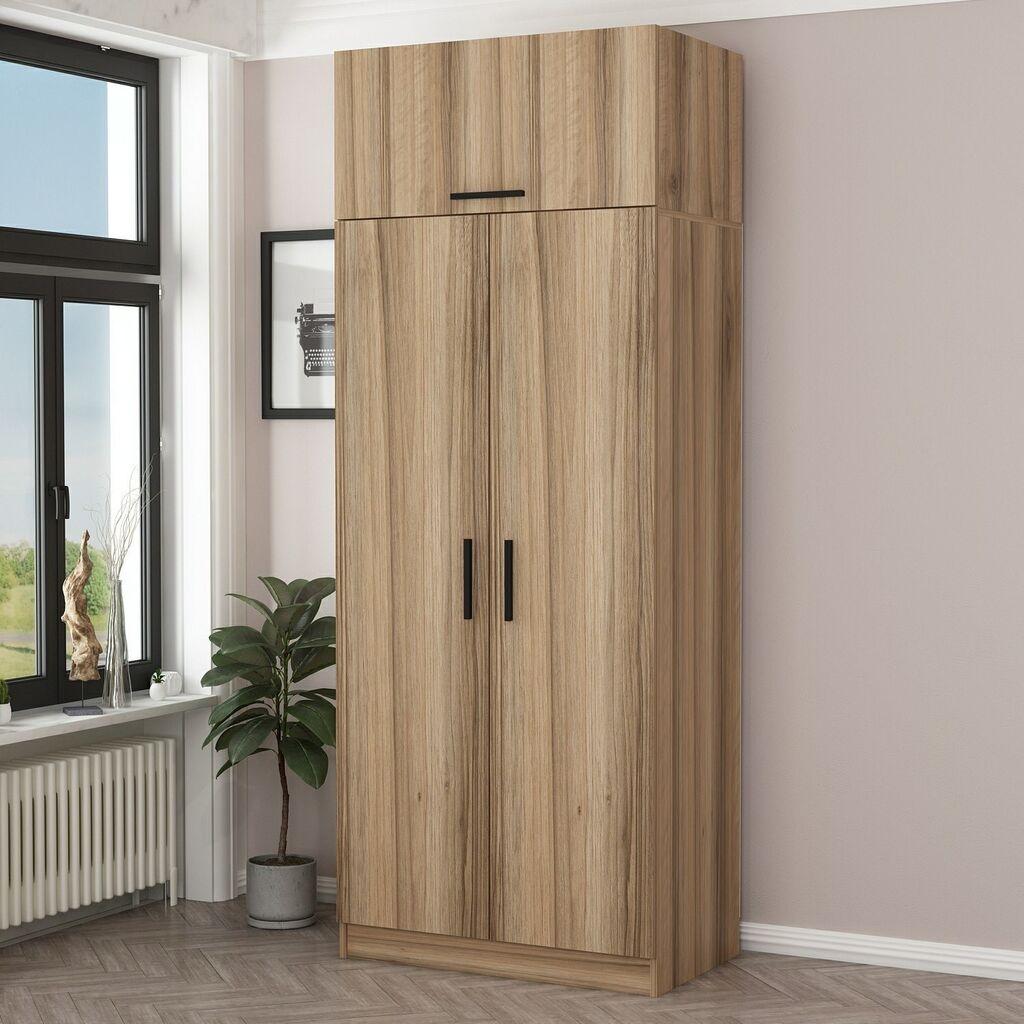 Hanah Home Garderober Kale-2238, 90x255x52 cm, Hrast