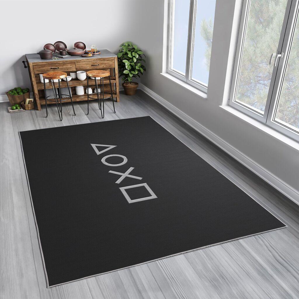 Conceptum Hypnose Tepih Woopamuk277, 80x150 cm, Crno-beli