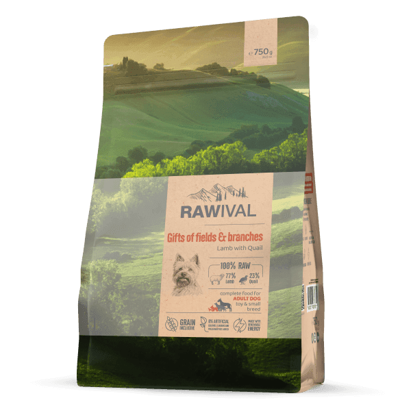 Craftia Rawival Suva hrana za odrasle pse patuljastih i malih rasa od jagnjetine sa prepelicom, 0.75kg