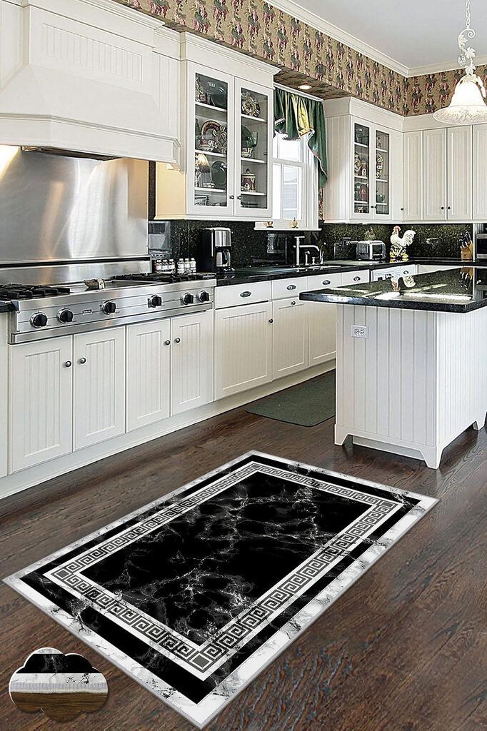 Conceptum Hypnose Tepih Wookece247, 100x150 cm, Crno-beli