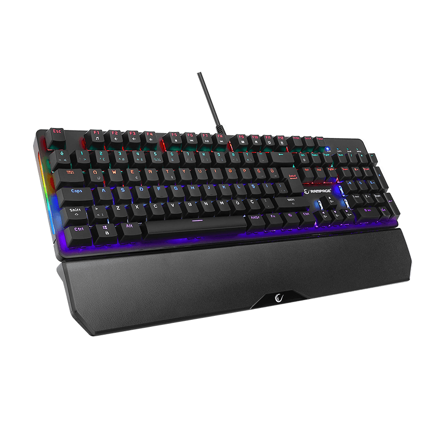 Rampage tastatura za igre KB-R86 UMBRA crno-plavi prekidač