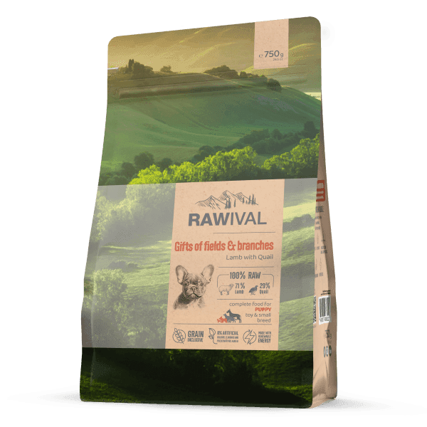 Craftia Rawival Suva hrana za štence patuljastih i malih rasa, od jagnjetine sa prepelicom, 0.75kg