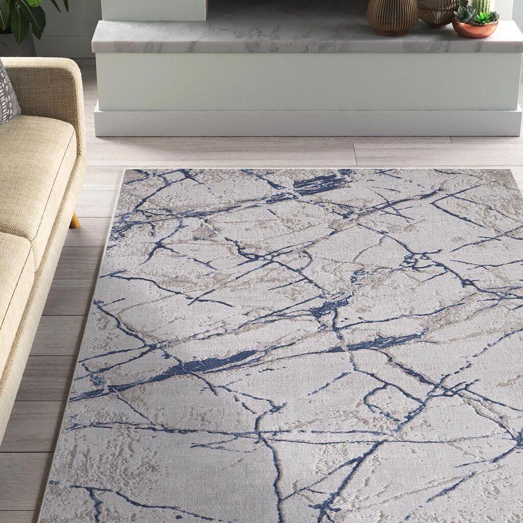 Conceptum Hypnose Tepih Woopamuk366, 80x150 cm, Teget-sivi