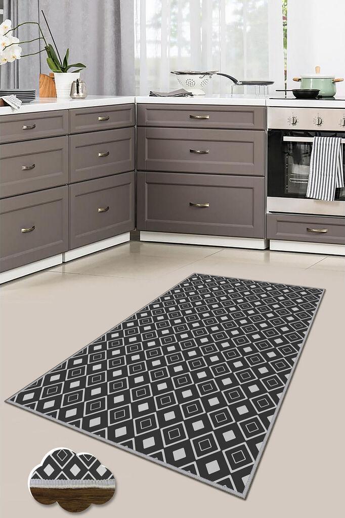 Conceptum Hypnose Tepih Wookece198, 50x80 cm, Crno-beli