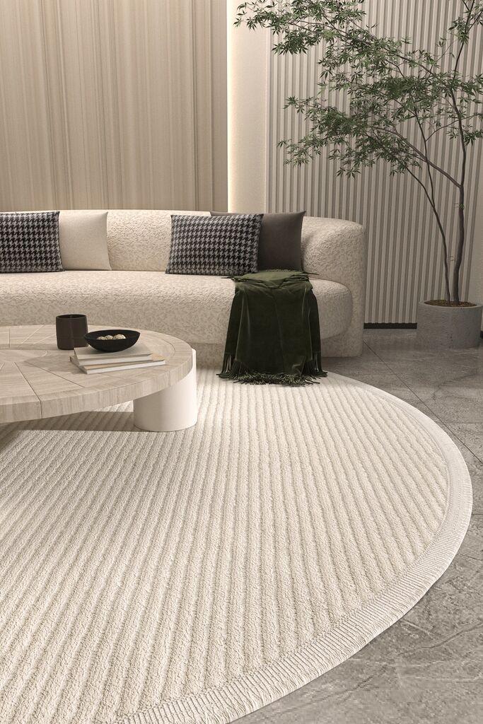 Conceptum Hypnose Tepih Vetrina 3601, O120 cm, Krem