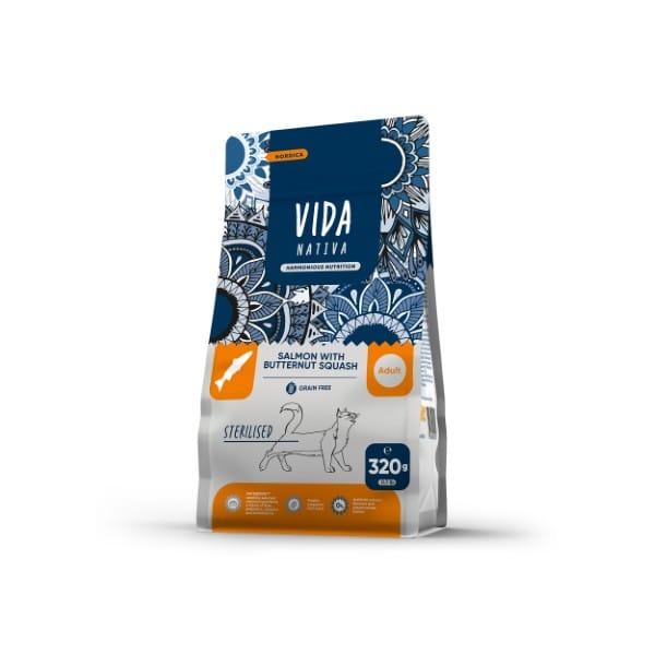 Craftia Vida Nativa Suva hrana za odrasle sterilisane mačke, sa lososom i muskantnom tikvom, 320g