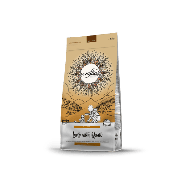 Craftia Natura Suva hrana za štence patuljastih i malih rasa, od jagnjetine sa prepelicom, 2kg