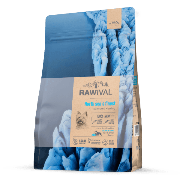 Craftia Rawival Suva hrana za odrasle pse patuljastih i malih rasa, sa lososom i haringom, 0.75kg