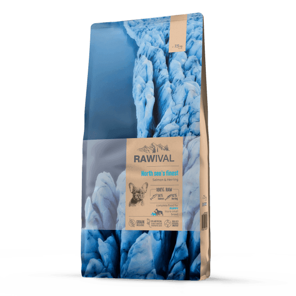 Craftia Rawival Suva hrana za štence patuljastih i malih rasa, sa lososom i haringom, 7.5kg