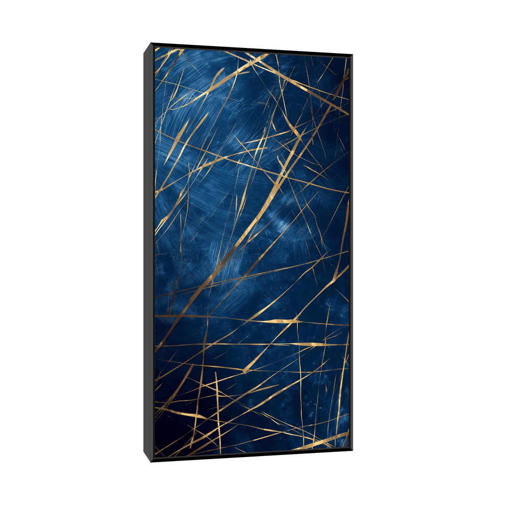 Canvas Slika na platnu Nadrealna simfonija, Sa ramom, 30 x 60 cm, Crni