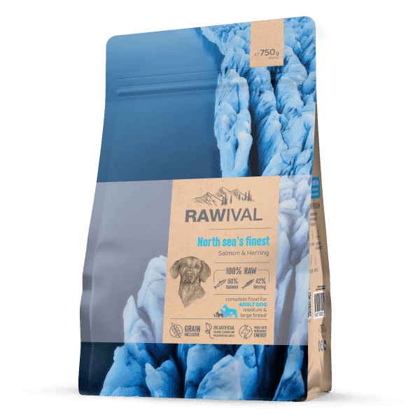 Craftia Rawival Suva hrana za odrasle pse srednjih i velikih rasa, sa lososom i haringom, 0.75kg
