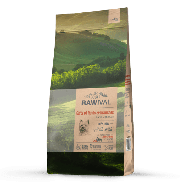 Craftia Rawival Suva hrana za odrasle pse patuljastih i malih rasa od jagnjetine sa prepelicom, 2.5kg