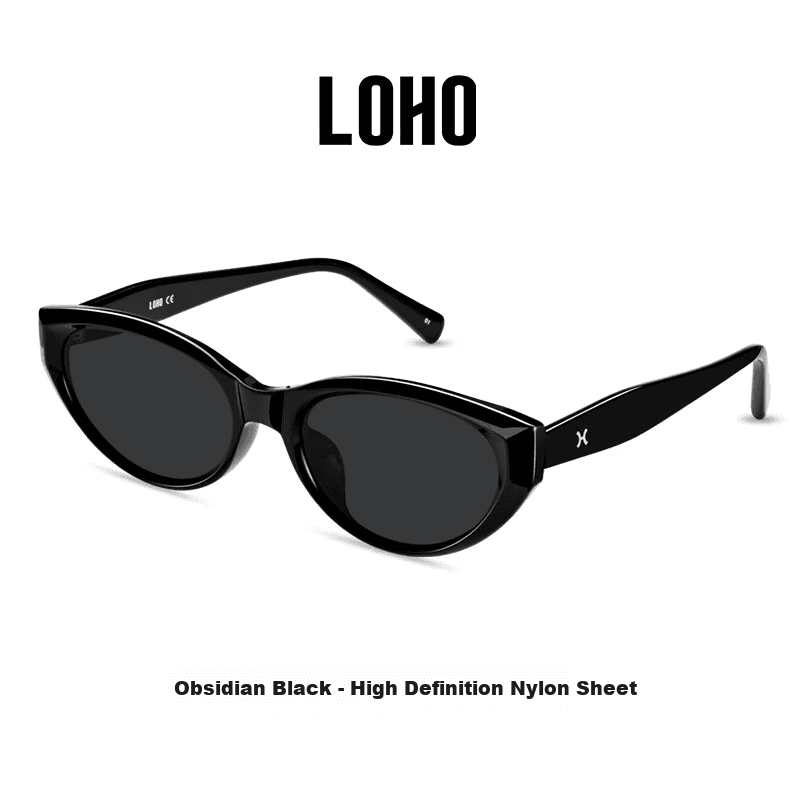Loho Unisex naočare za sunce, Crne