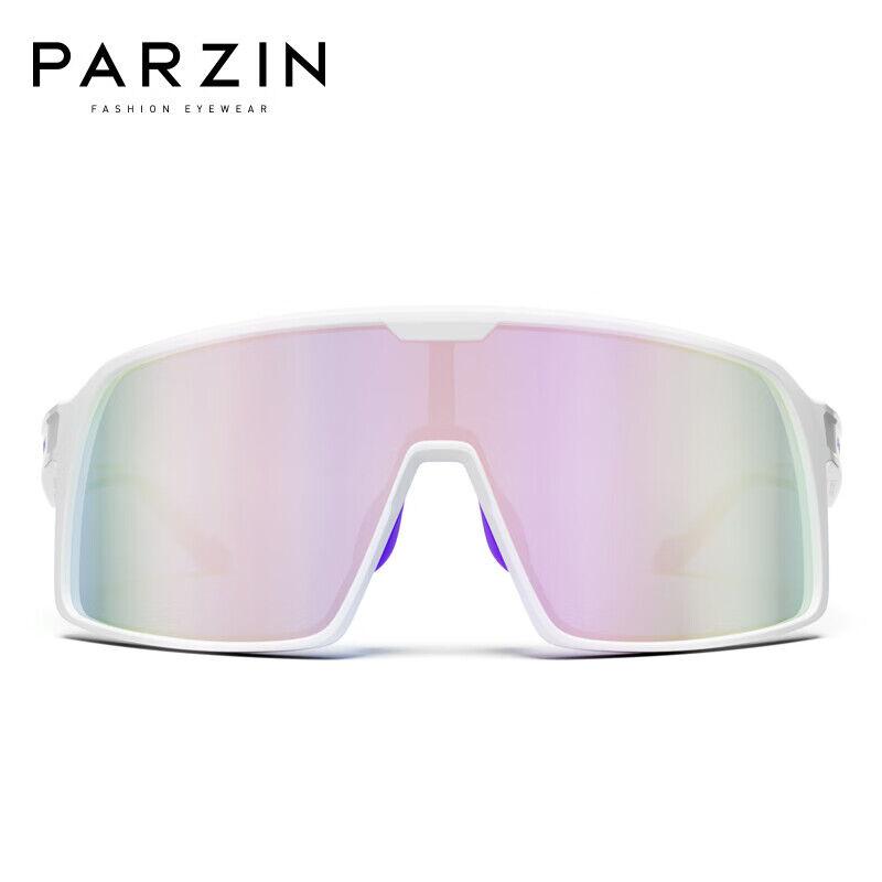 Parzin Unisex naočare za sunce, Belo-ljubičaste