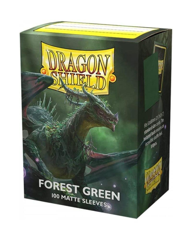 Arcane Tinmen Zaštitna folija za karte Dragon Shield 100 Standard Sleeves - Forest Green Matte