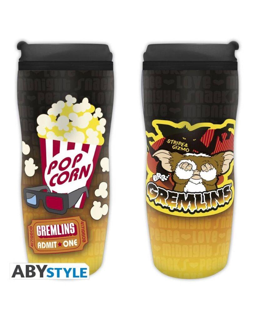 AbyStyle Termos boca Travel Mug Gremlins, Gizmo Pop Corn - 355 ml