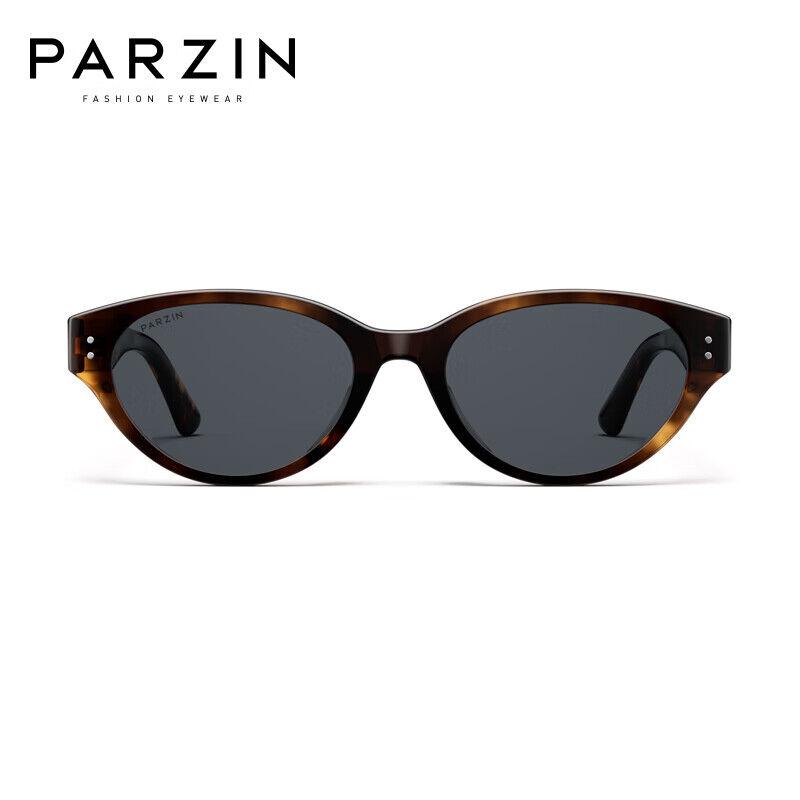 Parzin Unisex naočare za sunce, Crno-braon