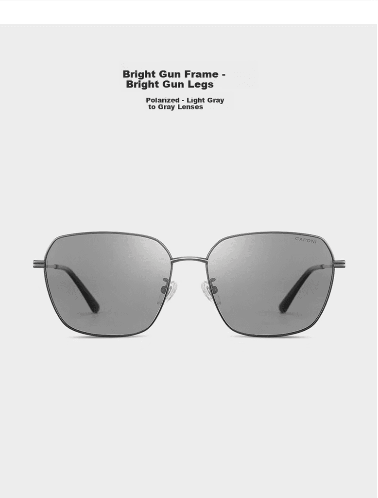 Caponi Unisex naočare za sunce, Sive