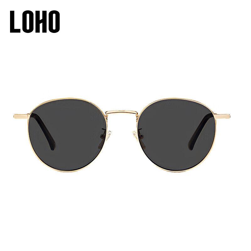 Loho Unisex naočare za sunce, Zlatno-sive