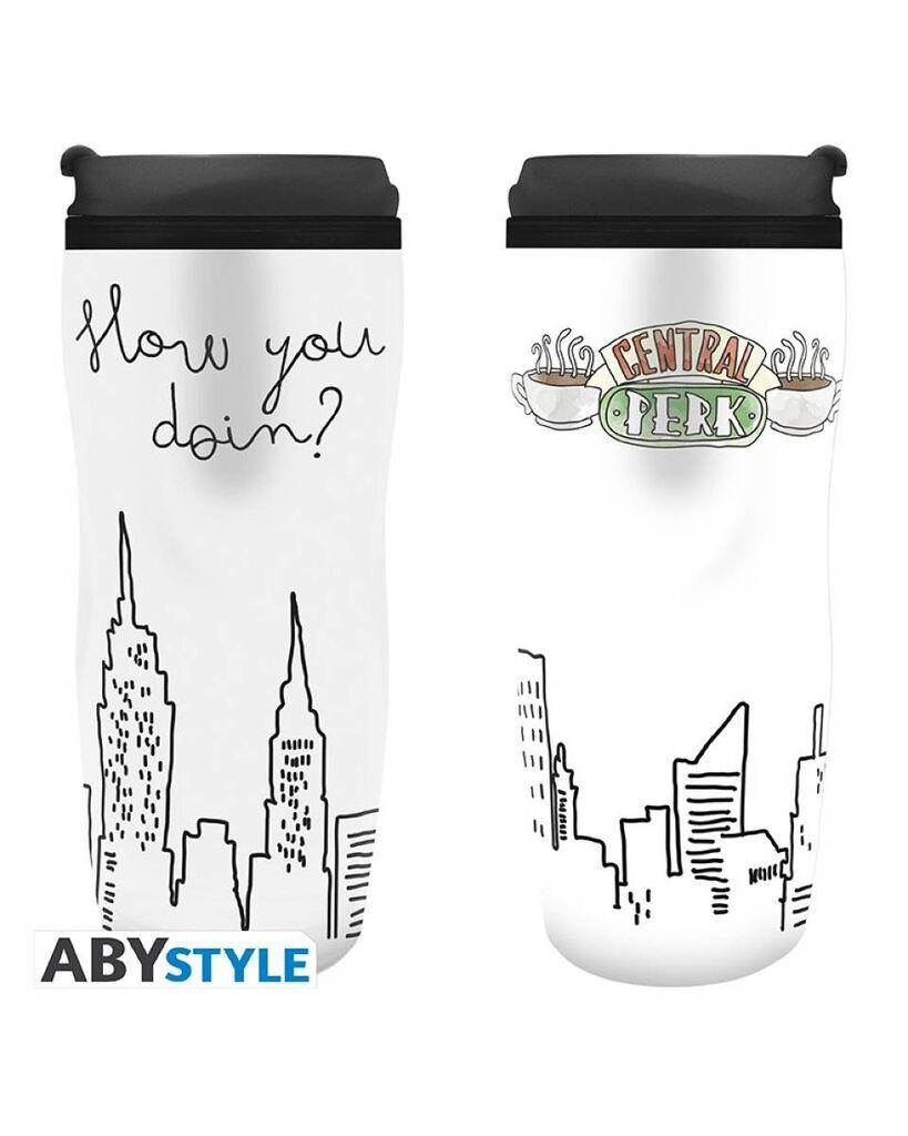 AbyStyle Termos boca Travel Mug Friends, Central Perk - 355 ml