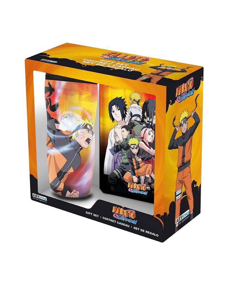 AbyStyle Poklon set Naruto Shippuden, Travel Mug, Šolja 355ml i Sveska