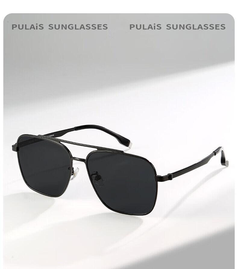 Pulais Unisex naočare za sunce, Crne