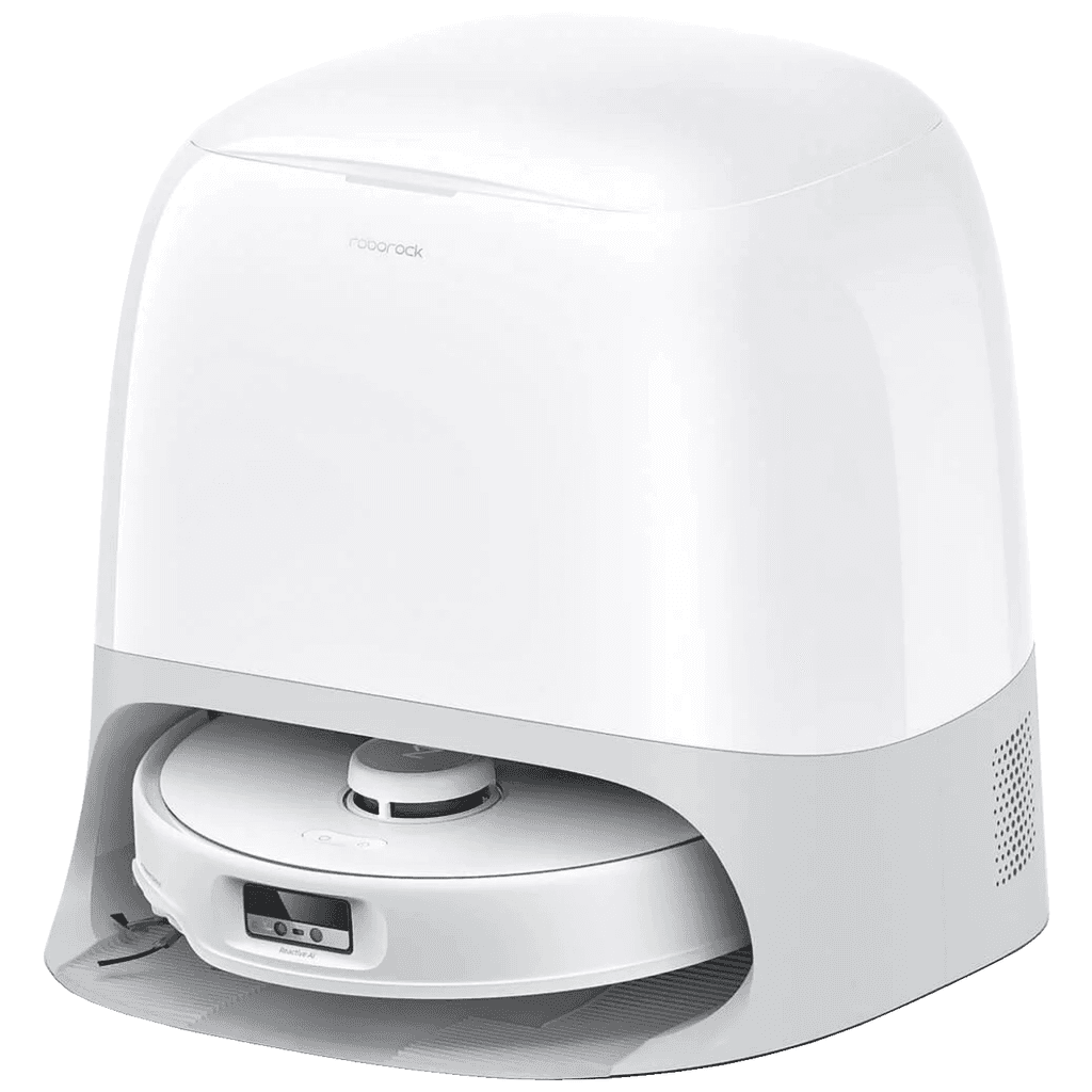 Roborock Robot usisivač sa stanicom za pražnjenje Qrevo Curv Bela, 6400 mAh, WiFi, Bela