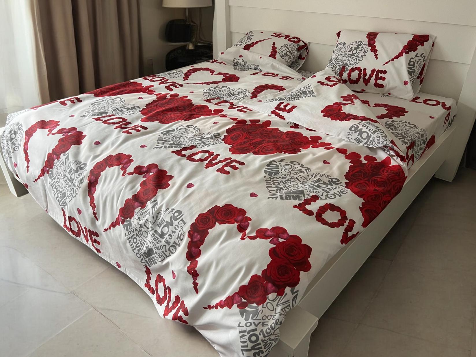 Posteljina za francuski ležaj D29, 160x220cm, Šarena