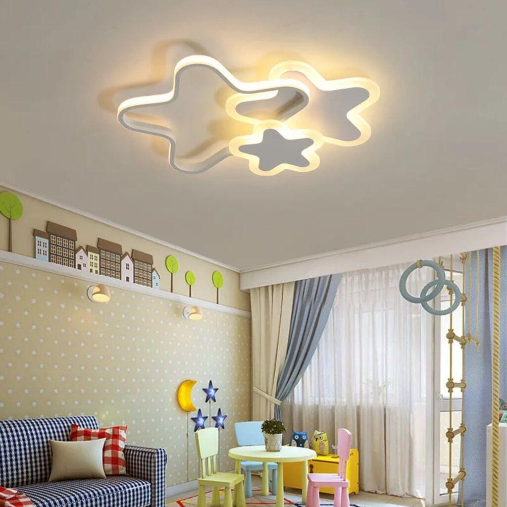 Bata i seka Dečiji luster Zvezde, Beli