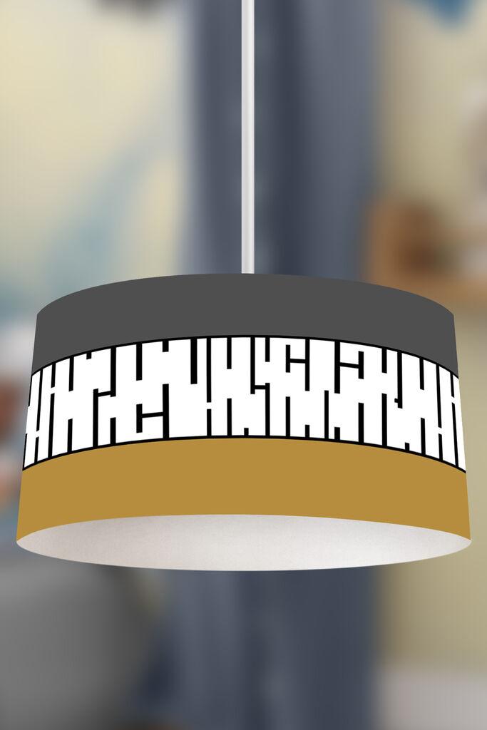 Bata i seka Dečija viseća lampa, Sivo-braon