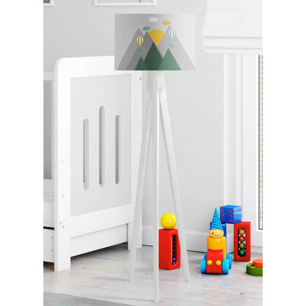 Bata i seka Dečija podna lampa, Siva