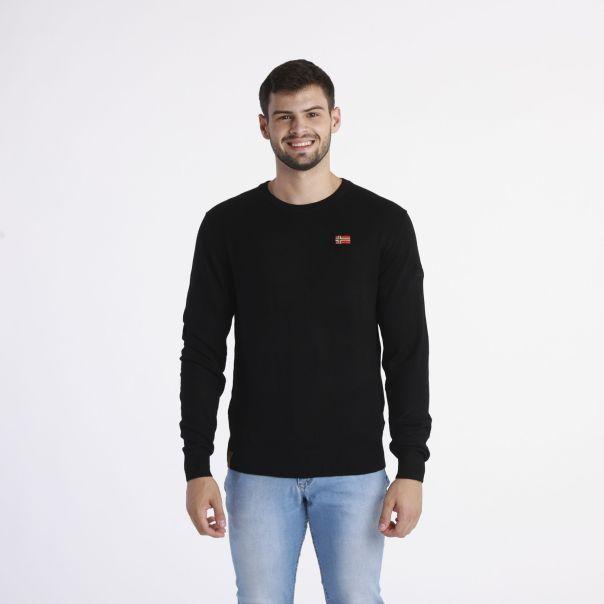 Geographical Norway Muški džemper Ferasmo 246 pna, Crni