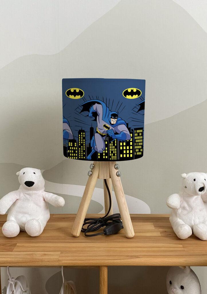 Bata i seka Dečija stona lampa Betman, Plava